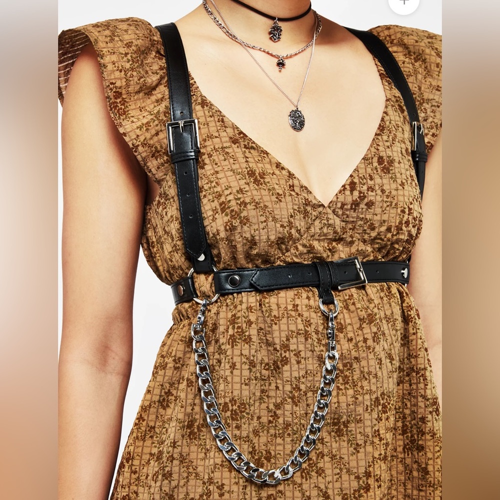 Disturbia Alice Chain Harness Belt